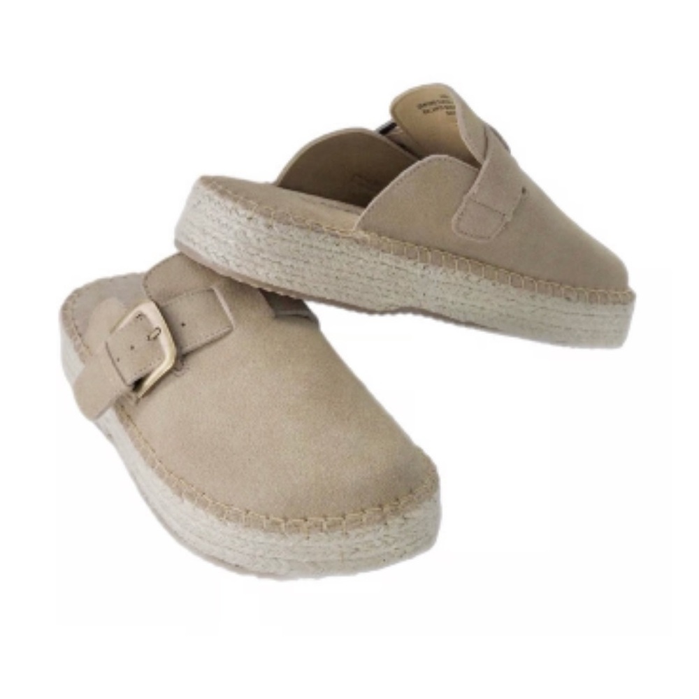 Haute Hippie Aria suede espadrille clogs size 7.5 NWOT